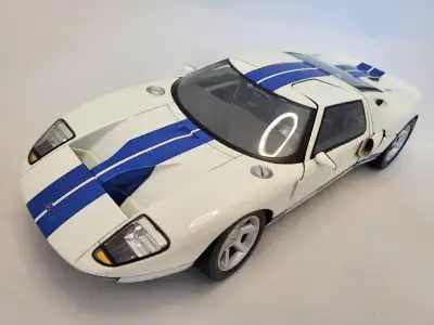 1:18 Beanstalk Group Ford GT Concept Supercharged White Rare, View more