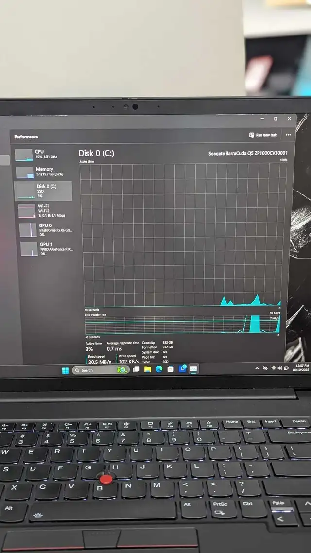 Laptop Lenovo ThinkPad X1 Extreme Gen 5 – i9 / RTX 3080 16Go / 1 in Desktop Computers in City of Montréal - Image 8
