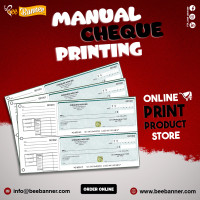 Manual Cheque Designing and Printing !