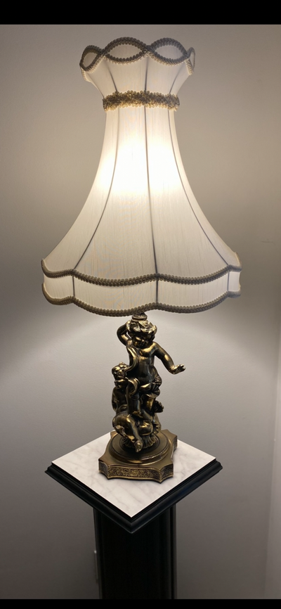 Victorian-Style figural table lamp, View more