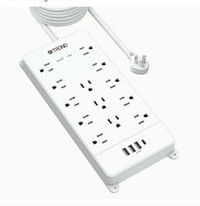 Surge Protector with 4 USB Ports