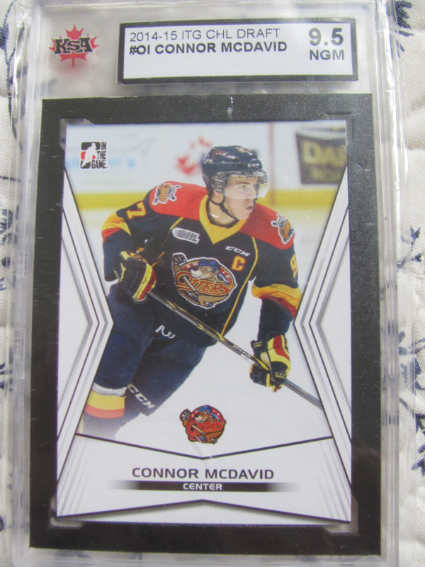 NHL  Connor McDavid CHL Draft in Arts & Collectibles in Edmonton