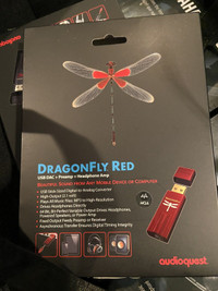 Audioquest Dragonfly Red (Brand New)