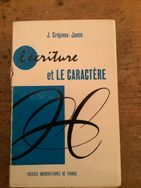 L’écriture et le caractère:       J.Crépieux-Jamin