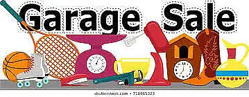 All kind of home stuff: Foldable chairs, tables Table Lamps Artificial Flowers Suitcases brand NEW a...