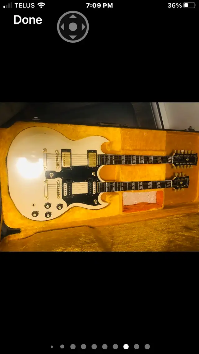 Rare Lawsuit Ibanez double neck 12/6 string guitar in Guitars in Victoria - Image 6