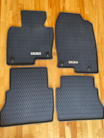 CX5 Mazda Brand (OEM) All Weather FLOOR MATS and CARGO AREA LINER for Mazda CX5 (2017-2025) - Like N...