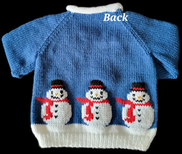"Let It Snow-men" Pullover  in Clothing - 2T in Peterborough - Image 3