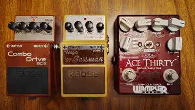 Preamp, Distortion, Amplifier/Amp in a box & Cabinet pedals, View more
