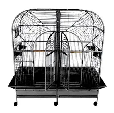 Parrot African Grey &+ Double volière XL pour perroquets, View more