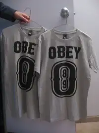 OBEY SHIRTS--NEW