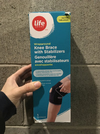 Wraparound Knee Brace with Stablizers by Life brand