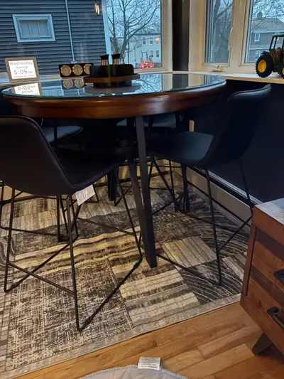 beautiful pub table and chairs, View more