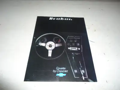 1977 Chevrolet Corvette Sales Brochure. Like New. See Pictures. $10.00 picked up. Can mail in Canada...