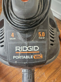 Ridgid wet dry vacuum.