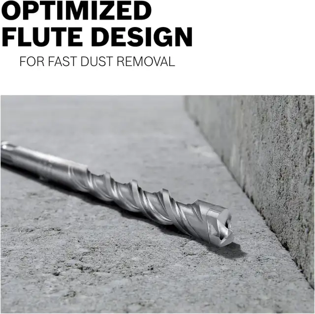 Bosch SDS-Plus Hammer Drill Bit – 1/4” × 12” in Power Tools in Oshawa / Durham Region - Image 5