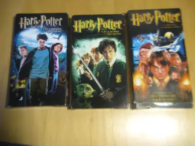 Cassettes VHS Harry Potter. 10$ chacune, View more