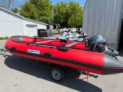 Looking to sell my 2020 SeaBright Inflatable that is powered by a fuel injected Yamaha F25 shirt sha...