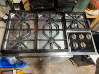 36" 5 Burner Transitional Wolf Gas Cooktop