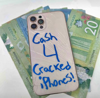 Cash for old or cracked electronics - we take them all