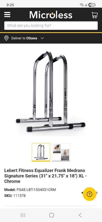 Dip Station (Lebert Chrome XL), View more
