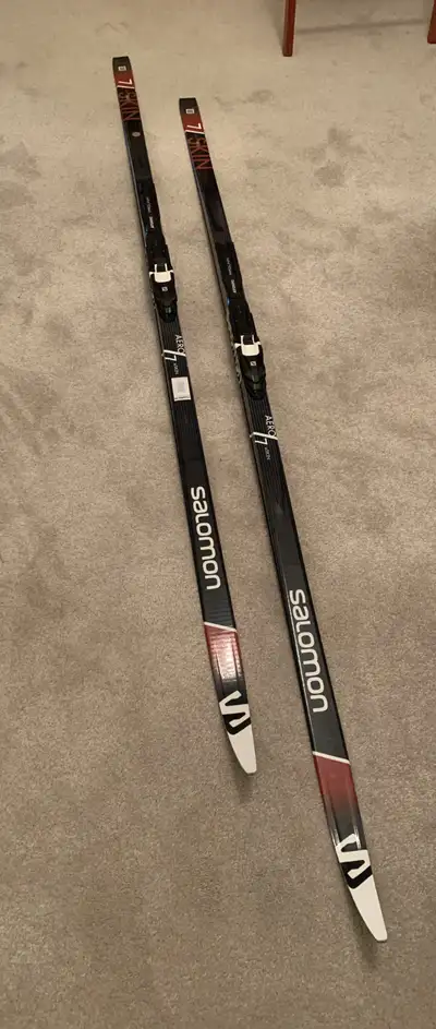 cross-country skis with boots, View more