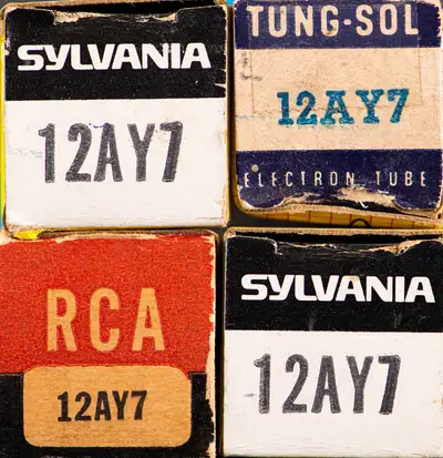 VINTAGE (1960's) 12AY7, 12AU7, 12AT7, 12AX7 TUBE SALE, View more