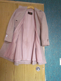Women's wool coat "DaDi" 100% linen wool size 10-12