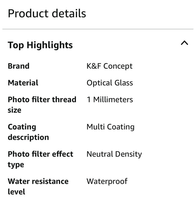 Drone filters for DJI Mini 3 in Cameras & Camcorders in Terrace - Image 3