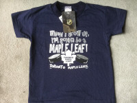 BRAND NEW - TORONTO MAPLE LEAFS TSHIRT (When I Grow Up...)SIZE 6