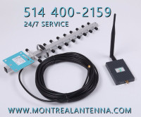 MOBILE CELLULAR PHONE BOOSTER AMPLIFIER REPEATER ANTENNA