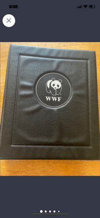 World Wildlife Fund Complete Stamp Collection Binder In Slipcase