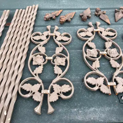 Wrought iron pieces , View more