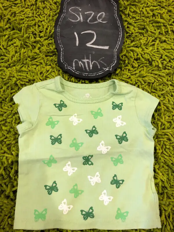 Lot of Girls summer T-shirts - 12 months628632627144991214