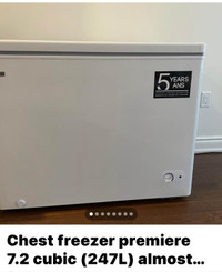 7.2 cubic almost brand new freezer and more 