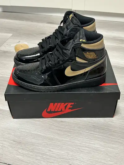 Jordan 1 high metallic black size 10.5, View more