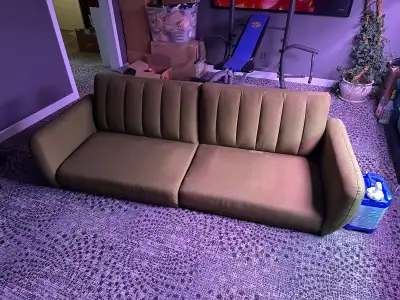This futon sofa convertible couch is a versatile piece, perfect for small spaces. It easily converts...
