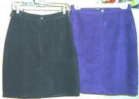 ***Sz 9-10 Suede Skirts–New-Smoke, Pet Free - Moving Must Sell**