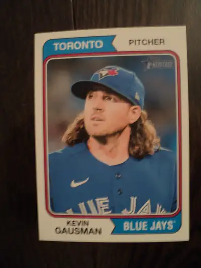 Awesome Heritage card of Toronto Blue Jays fan favourite Kevin Gausman! Please click on vendor ads f...