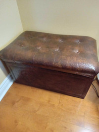 Chest / Storage Trunk box  - Vintage Leather