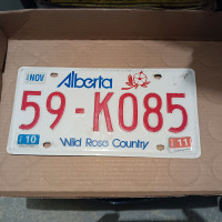 2010 Alberta License Plate