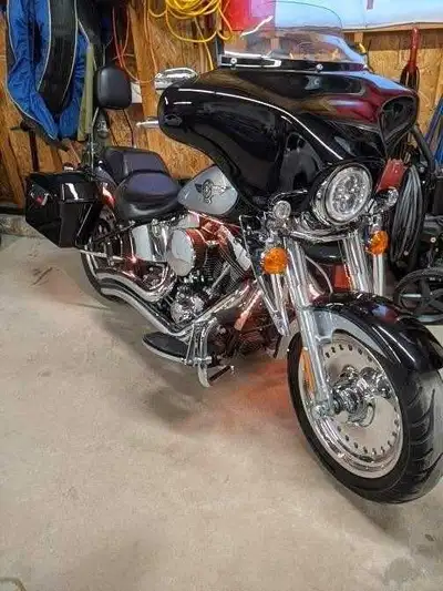 This is a well-maintained, used 2012 Harley Davidson Fatboy, perfect for cruising and turning heads....