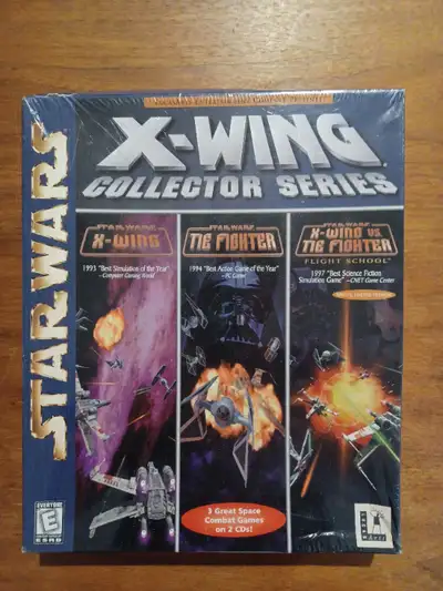 X Wing Collector Series Star Wars PC games - 3 games 1998 Sealed Never been opened. The packaging is...