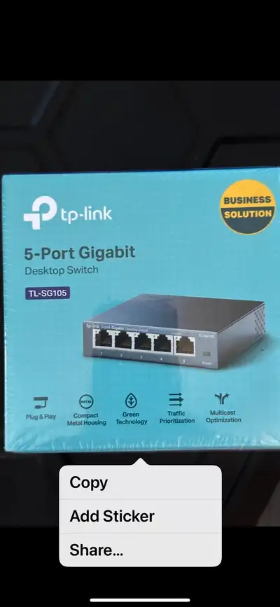 TP Link Gigabit 5 Port Switches - Full Case , View more