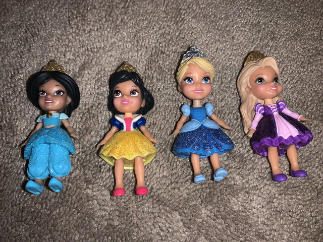4 Disney 3 Inch Mini Toddler Princesses in Toys & Games in Oshawa / Durham Region