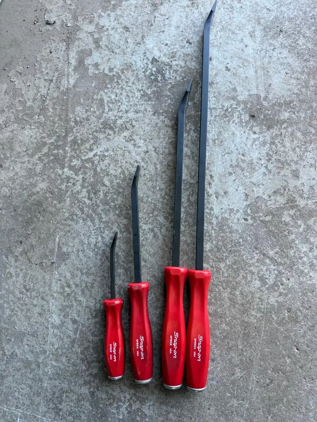 Snap-On Pry Bar Set 4pc - New & Like New Available - 14 Sets - U