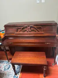 Young Chang Piano And Piano Bench (Excellent Condition)