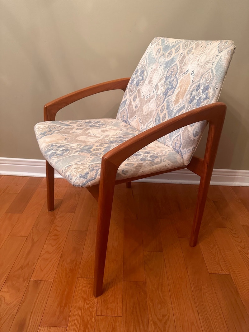 Teak Armchair Lounge Chair MCM Denmark Korup Stolefabrik Chairs