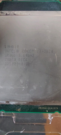 Cpu Intel I7 3820 