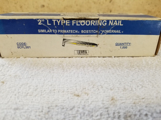 NEW OLD STOCK IN BOX Crisp-Air 2" L Type Flooring Nails 0CFL501 in Hardware, Nails & Screws in Kingston - Image 3